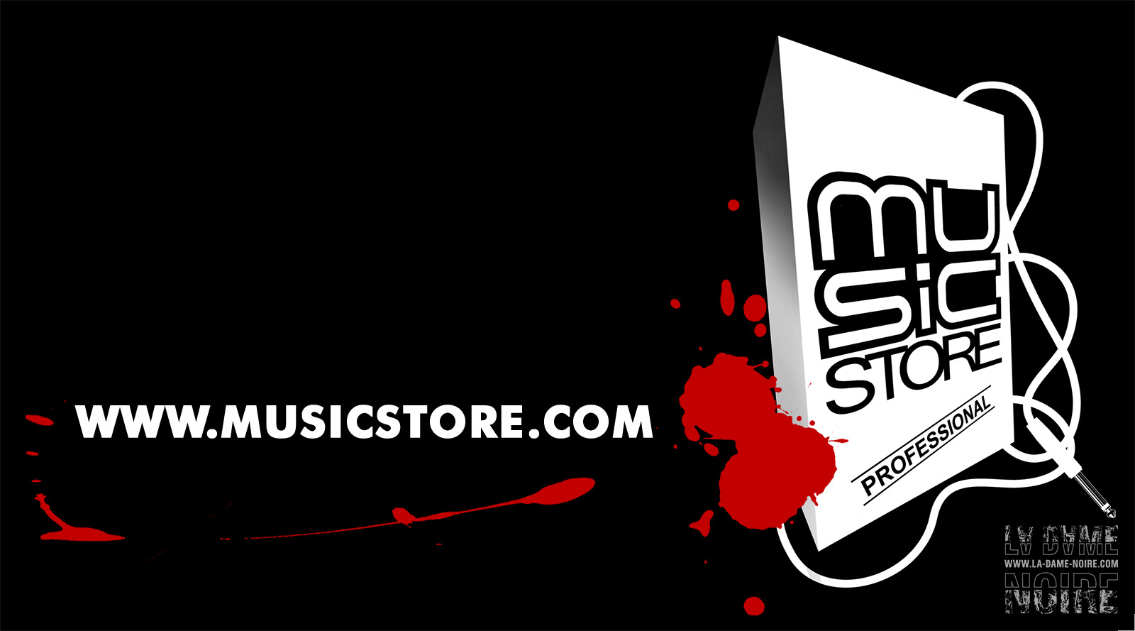 Réinterprétation du logo Musicstore pour sticker